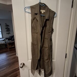 Sleeveless Olive Green Vest